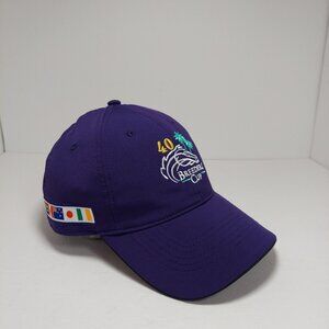 Brethers World Cup Baseball Hat 40 Aniversary Adjustable Purple One Size